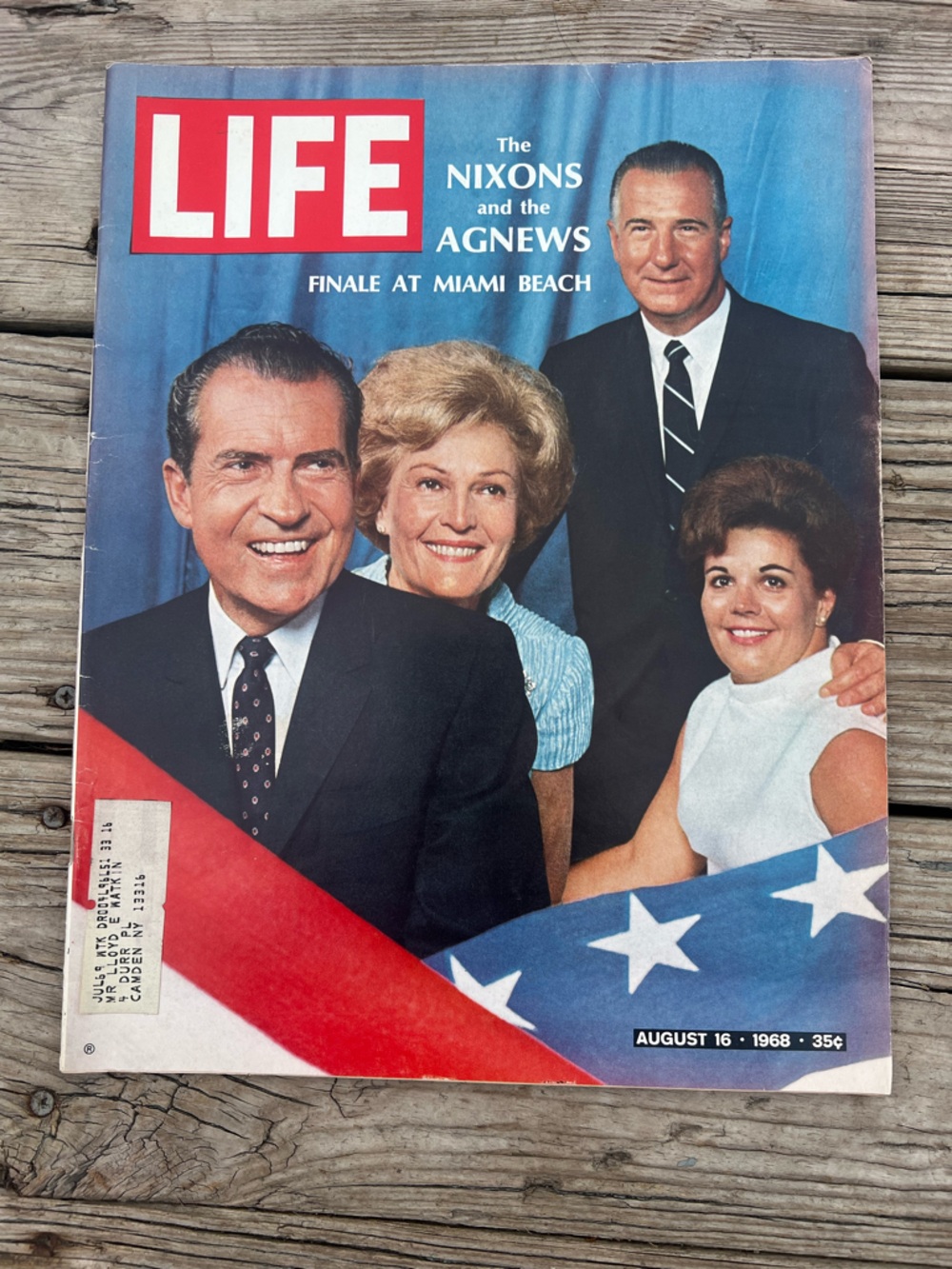 1968, Richard Nixon, "LIFE" Magazine (Scarce / Vintage) Coca-Cola